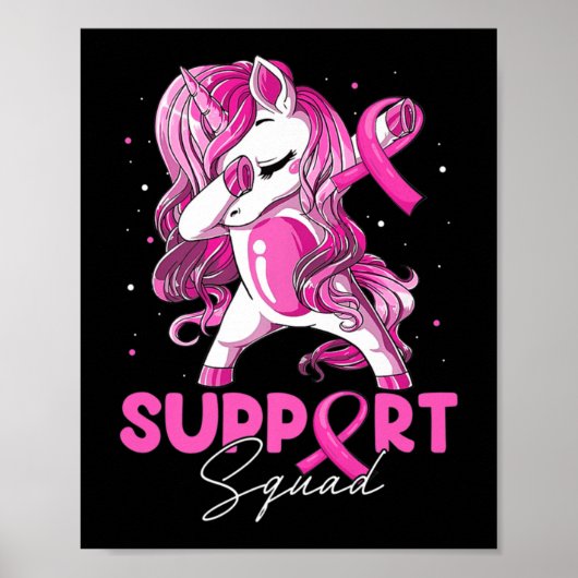 Poster Soutien Squad Sensibilisation au cancer du sein Pi (Devant)
