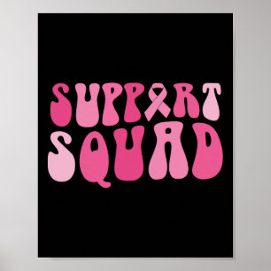 Poster Soutien Squad Sensibilisation au cancer du sein Ru
