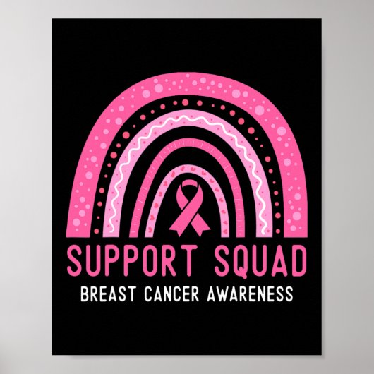 Poster Soutien Squad Sensibilisation au cancer du sein Ru (Devant)