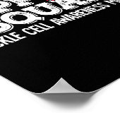 Poster Soutien Squad Sickle Cell Awareness Mois 1 (Coin)