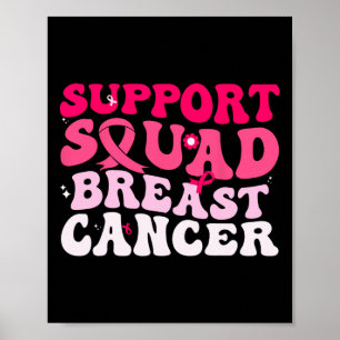 Poster Soutien super Équipe de sensibilisation au cancer 