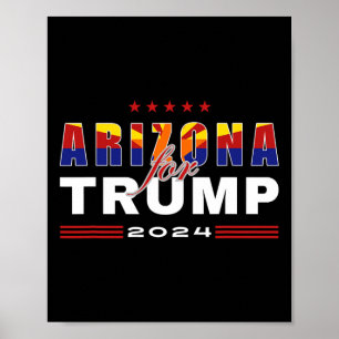 Poster Soutient Trump Dans La Maga De L'Élection Présiden