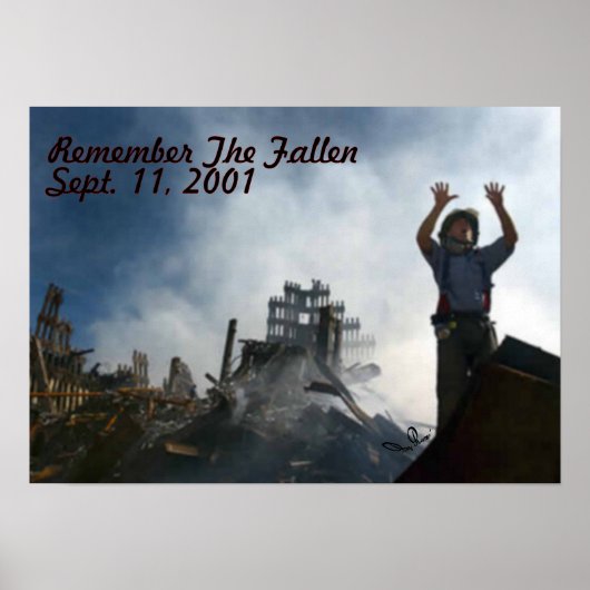 Poster Souvenez-vous de la chute (Devant)