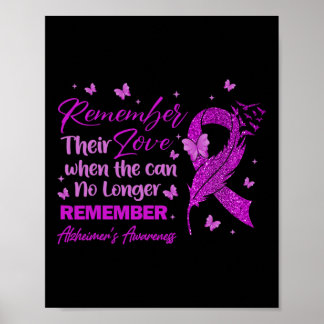 Poster Souvenez-vous de leur amour La sensibilisation Alz