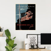 Poster Souvenez-vous du 7 décembre (Bureau à domicile)