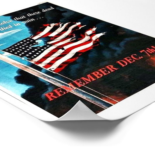 Poster Souvenez-vous du 7 décembre ! (Coin)