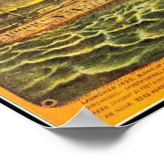 Poster Souvenez-vous du Maine - (Coin)