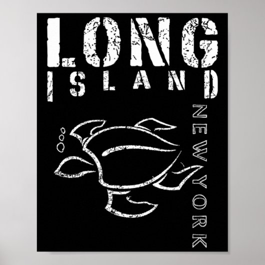 Poster Souvenir de Long Island New York (Devant)