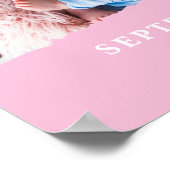 Poster Souvenir de Naissance Moderne Photo (Coin)