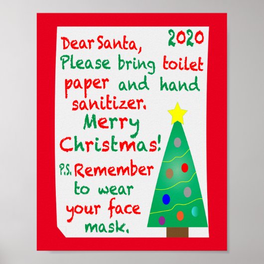 Poster Souvenir de Noël 2020 (Devant)