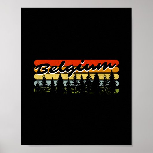 Poster Souvenir de vacances de cabane d'arbres de coucher (Devant)