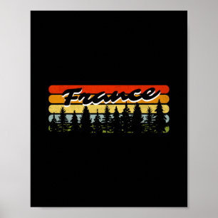 Poster Souvenir de vacances de cabane d'arbres de coucher