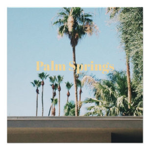 Poster Souvenir de voyage de Palm Springs