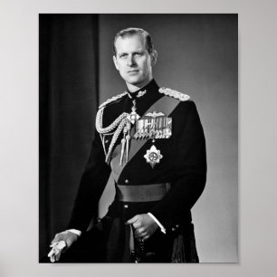 Poster Souvenir du prince Philip 1921-2021