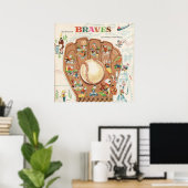 Poster Souvenir Milwaukee Wisconsin 1957 (Bureau à domicile)