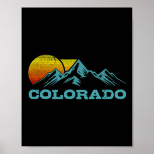 Poster Souvenir Vintage Colorado