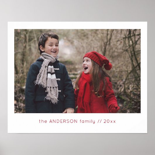 Poster Souvenirs 1 photo (Devant)