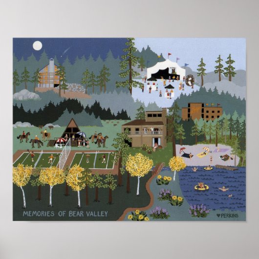 Poster Souvenirs de Bear Valley Imprimer (Devant)