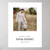 Poster Souvenirs de fabrication moderne cadeau photo (Devant)