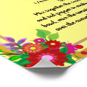 Poster Souvenirs de l'affiche de la recette de salade de (Coin)