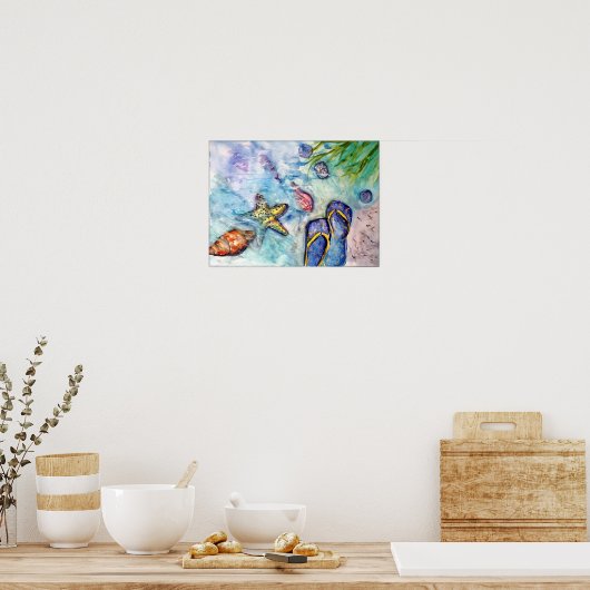 Poster Souvenirs de l'île de Captiva (Cuisine)