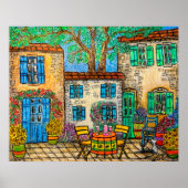 Poster Souvenirs de Provence Imprimer par Lisa Lor (Devant)