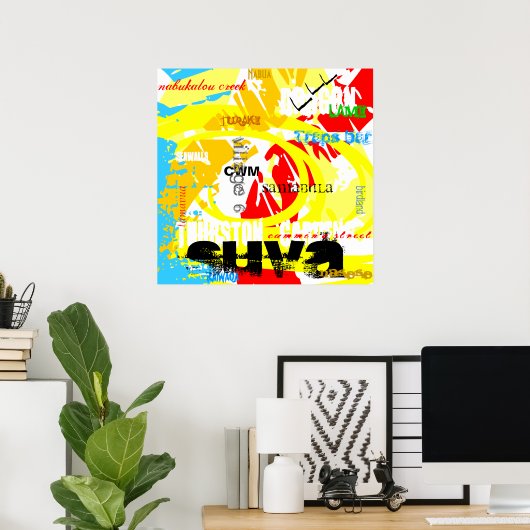 Poster Souvenirs de Suva (Bureau à domicile)