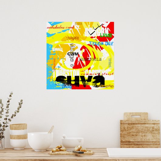 Poster Souvenirs de Suva (Cuisine)