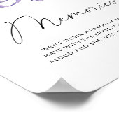 Poster Souvenirs d'hiver de Noël avec l'affiche de la mar (Coin)