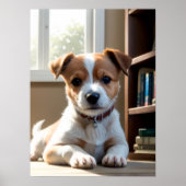 Poster Souvenirs du matin avec animal de compagnie (Devant)