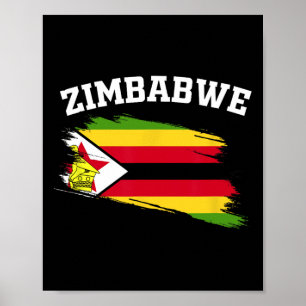 Poster Souvenirs du Zimbwe Harare Vacances Afrique C zimb