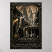 Poster Souverain de Fer à la gare d'Argren (Devant)