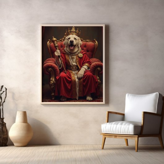 Poster Souverain des friandises et du canapé