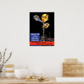 Poster Soviet anti-alcoholism vintage propaganda (Cuisine)