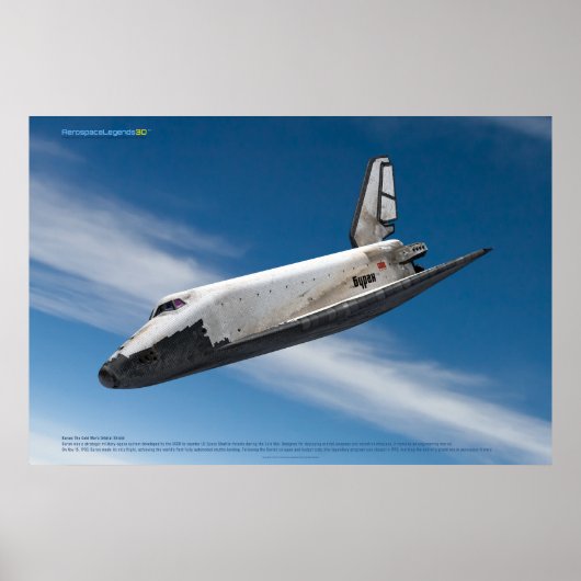 Poster Soviet Buran: Atmospheric Flight (Devant)
