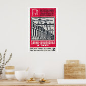 Poster Soviet Dam Construction Matchbox Art Print (Cuisine)