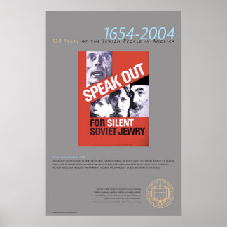 Poster Soviet Jewry Poster, 1978