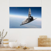 Poster Soviet Space Icon: Buran Reentry (Cuisine)