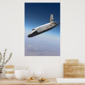 Poster Soviet Space Icon: Buran Reentry (Cuisine)