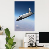 Poster Soviet Space Icon: Buran Reentry (Bureau à domicile)