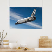 Poster Soviet Space Icon: Buran Reentry (Cuisine)