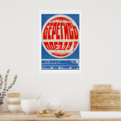 Poster Soviet Train - Matchbox Print - Aesthetic Wall Art (Cuisine)