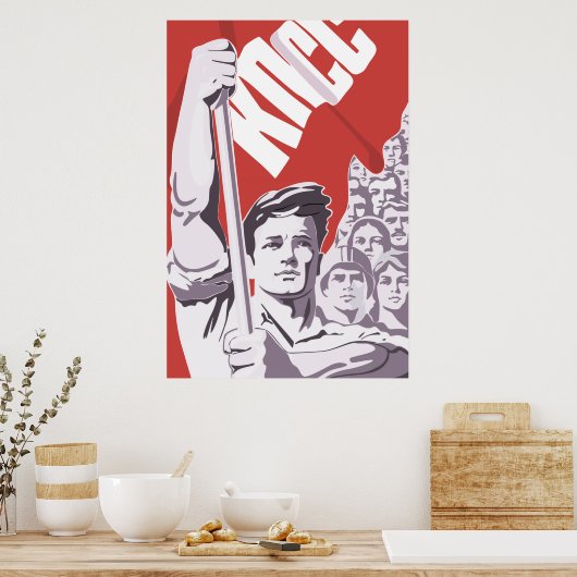Poster soviétique (Cuisine)