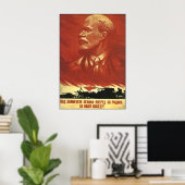 Poster soviétique (Bureau à domicile)
