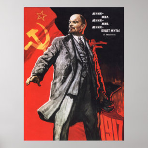 Poster soviétique Lénine