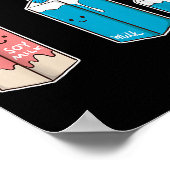 Poster Soy Milk He Must Be Spanish Funny Pun Vegan Gift  (Coin)