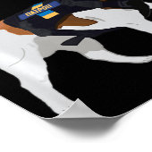 Poster Soyez Brave Comme Ukraine Bravery Patron Chien Cyr (Coin)