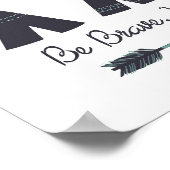 Poster Soyez Brave, Petit(e) Art de Nursery (Coin)