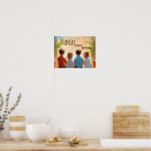 Poster Soyez calme et connaissez (Cuisine)