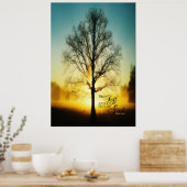 Poster Soyez calme et sachez que je suis Dieu (Cuisine)